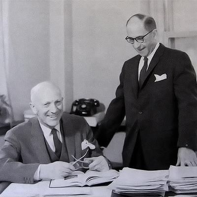 Photo of Wilder Penfield (right) and Herbert Jasper (left)