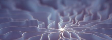 3D illustration. Concept of artificial neuron. Focus on Frontotemporal Dementia (FTD) banner