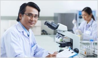 scientists working in a lab