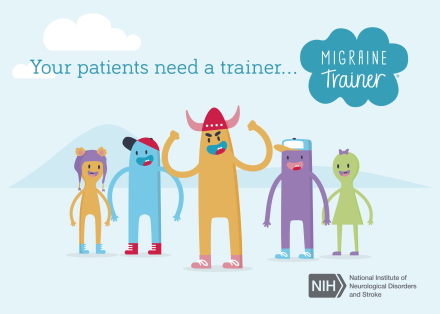 cartoon image of 5 monsters, text reads "Your patients need a trainer..."
