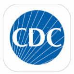CDC logo with gray border