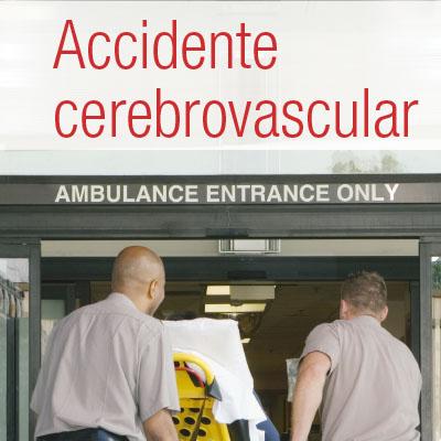 Accidente cerebrovascular pagina de portada de la publicación