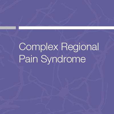 Complex regional pain syndrome publication cover page