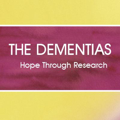 Dementias hope through research publication cover page