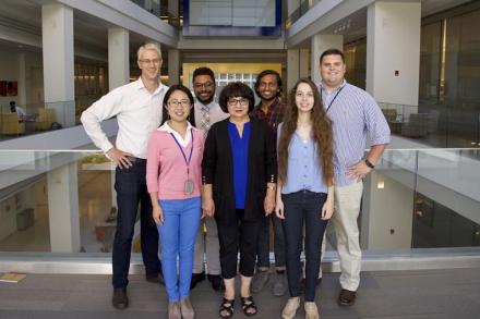 Group of lab members from the Ward lab.