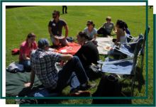 NINDS staff at a picnic