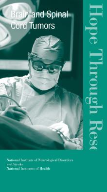 Hope Through Research Brain and Spinal Tumors brochure cover
