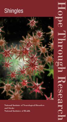 Hope Through Research: Shingles brochure cover