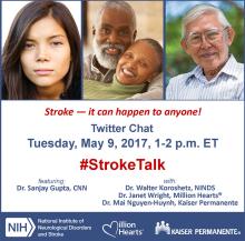 Stroke Talk 2017 Facebook Twitter Chat event logo