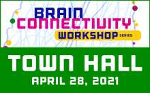 The Brain Connectivity Workshop Series Town Hall event flyer