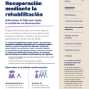 Know Stroke: Recuperación mediante la rehabilitación página de portada de la publicación