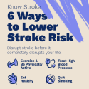 Know Stroke: 6 Ways to Lower Stroke Risk (Poster)